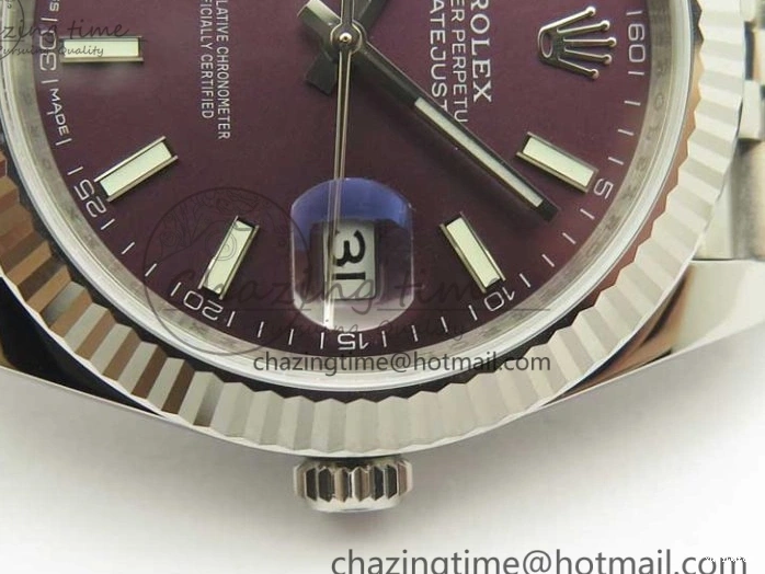 Dial SS Stick 1:1 version on Markers Jubilee Purple A3235 DateJust Edition New 126334 Bracelet Best REF 0727